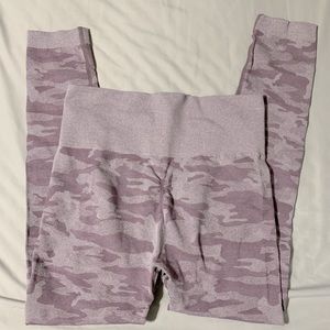 Purple camo leggings